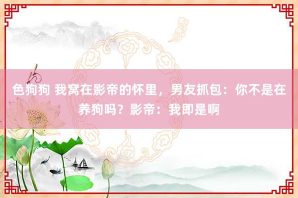 色狗狗 我窝在影帝的怀里，男友抓包：你不是在养狗吗？影帝：我即是啊