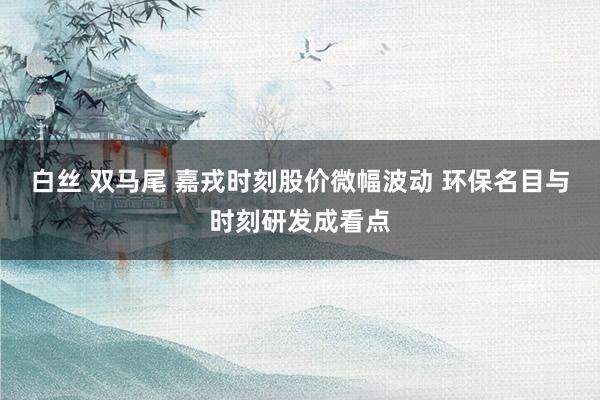 白丝 双马尾 嘉戎时刻股价微幅波动 环保名目与时刻研发成看点